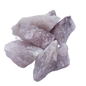 Cuarzo rosado grande (bruto) 250 grs