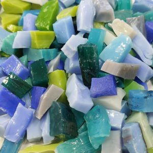 Smalti mix Frios x 200grs (Corte chico)