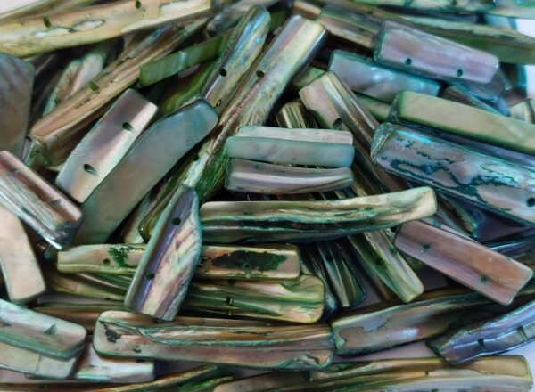 Piezas de Nacar Verdes 25grs